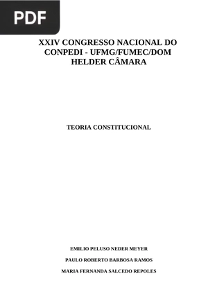 Teoria Constitucional