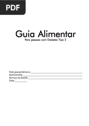 Guia Alimentar Para pessoas com Diabetes Tipo 2