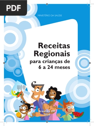 Receitas Regionais para crianças de 6 a 24 meses