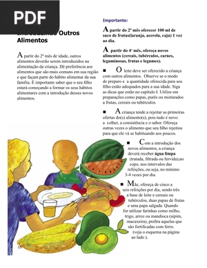 Introduzindo Outros Alimentos