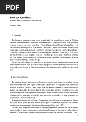 Ginástica acrobática