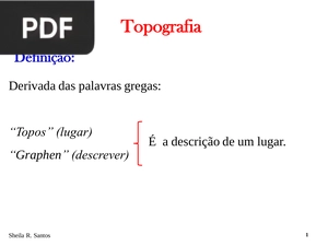 Topografia (Apresentação)
