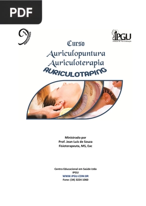 Curso Auriculopuntura, Auriculoterapia e Auriculotaping