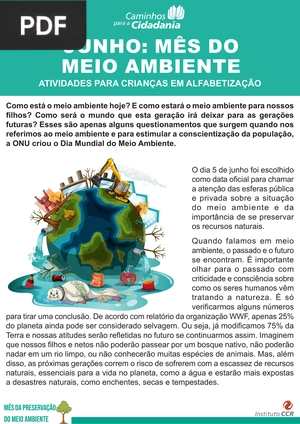 Junho: mês do meio ambente (Artigo)