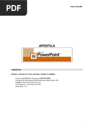 Apostila PowerPoint