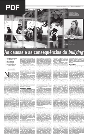 As causas e as consequências do bullying (Artigo)