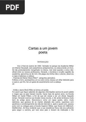 Cartas a um jovem poeta