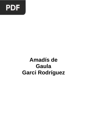 Amadís de Gaula