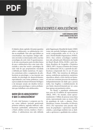 Adolescentes e Adolescências