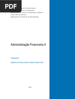 Administração Financeira II