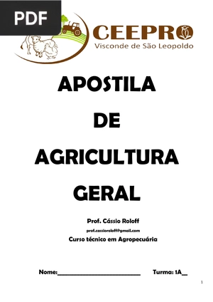 Apostila de Agricultura Geral