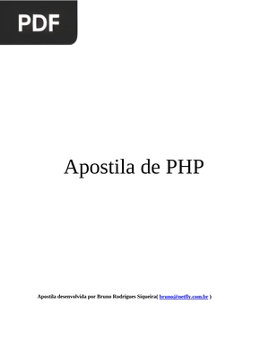 Apostila de PHP