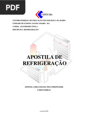 Apostila de Refrigeração