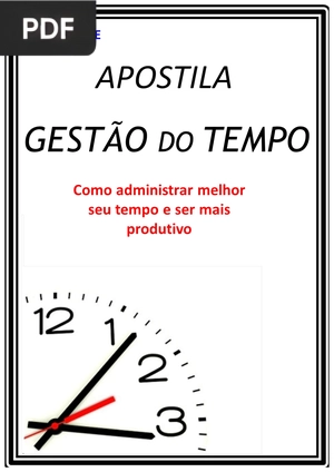 Apostila Gestão do Tempo