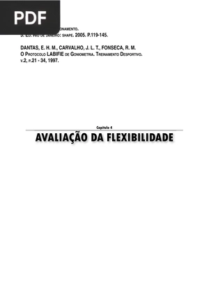 Avaliação da flexibilidade