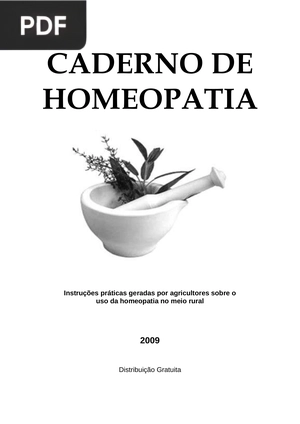 Caderno de Homeopatia