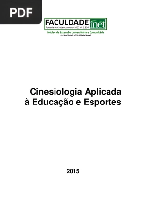 Cinesiologia Aplicada à Educação e Esportes