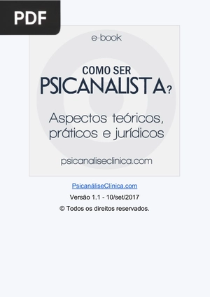 Como ser psicanalista