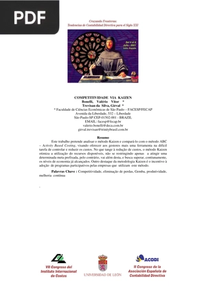 Competitividade via kaizen