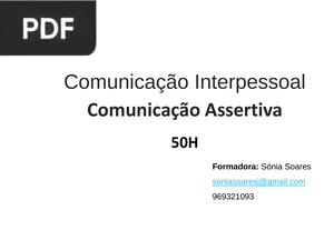 Comunicação Interpessoal