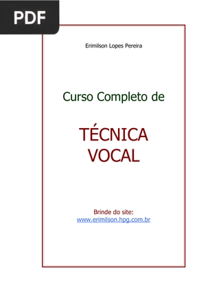 Curso completo de técnica vocal