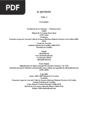 D. Quixote de La Mancha