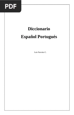 Diccionario Español-Portugués