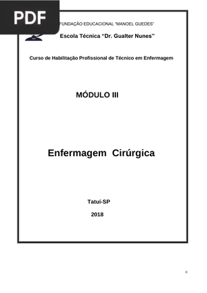 Enfermagem Cirúrgica