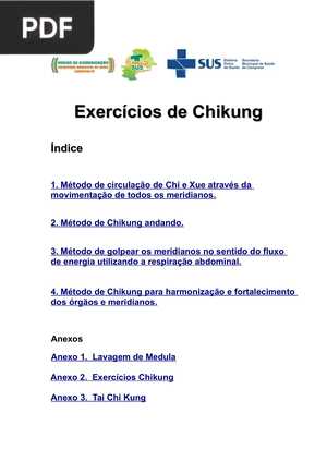 Exercícios de Chikung