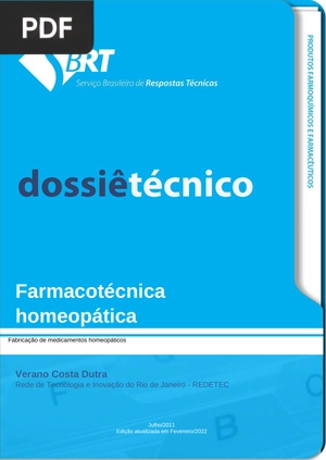Farmacotécnica Homeopática