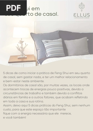 Feng Shui em seu quarto de casal