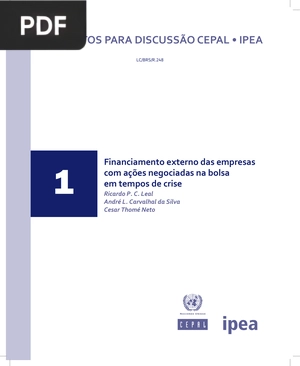 Financiamento externo das empresas com ações negociadas na bolsa em tempos de crise