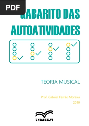 Gabarito das autoatividades. Teoria Musical