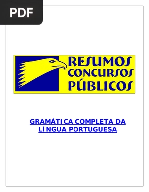 Gramática completa da língua portuguesa