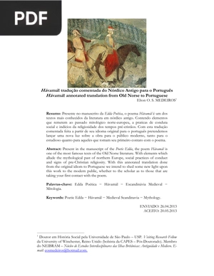 Hávamál: tradução comentada do Nórdico Antigo para o português