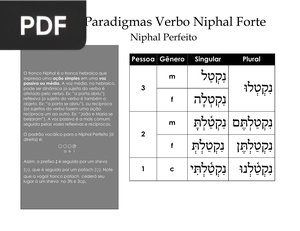 Hebraico nível intermediário