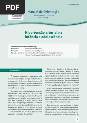 Hipertensão arterial na infância e adolescência