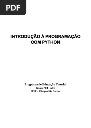 Introdução à programação com Python