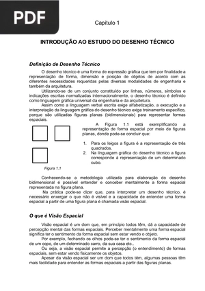 Introdução ao estudo do desenho técnico