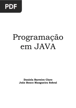 Programação em JAVA