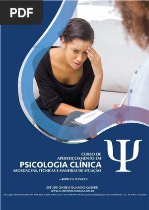 Psicologia Clínica - Abordagens, Técnicas e Manerias de Atuaçao