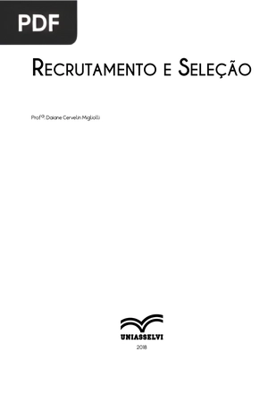 Recrutamento e Seleção