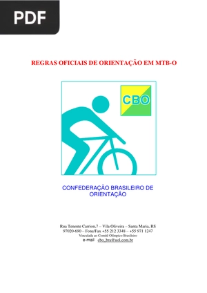 Regras Oficiais de Orientação em MTB-O