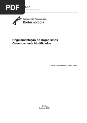 Regulamentação de Organismos Geneticamente Modificados