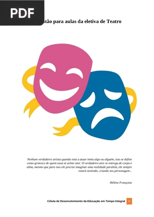 Sugestão para aulas da eletiva de Teatro