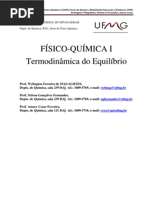 Termodinâmica do Equilíbrio