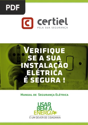 Verifique se a sua instalação elétrica é segura!